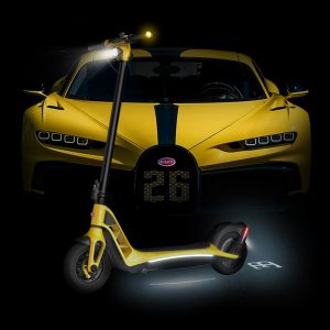 Bugatti Electric Scooter Yellow